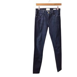 Frame Denim Women's Deep Indigo Skinny Jeans